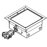 Legrand - Wiremold AC10105-2 AC Series Raised Floor Box